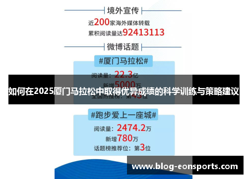 如何在2025厦门马拉松中取得优异成绩的科学训练与策略建议